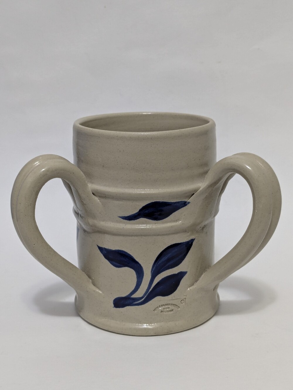 Williamsburg Pottery 3 Handled Mug Style Vase Cottagecore Farmhouse American Art